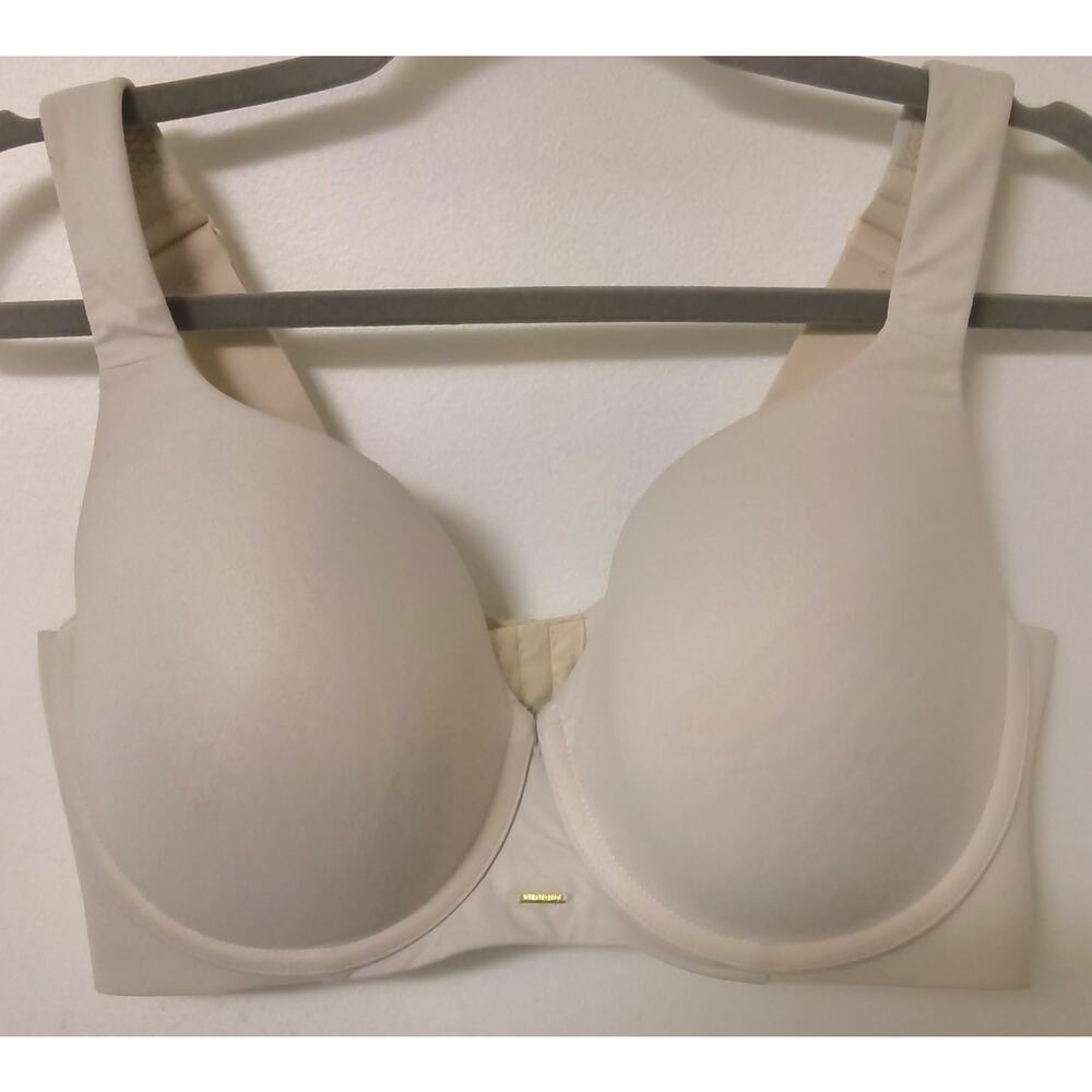 Cacique lightly lined balconette cream bra size 40DDD